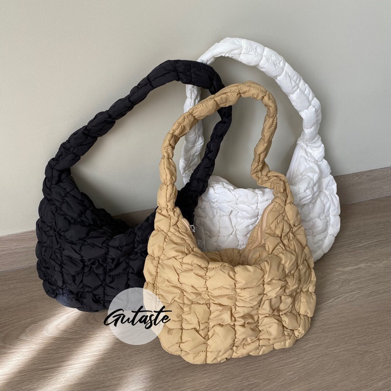 JENNIE SLING PUFF BAG (tas selempang bahu jennie blackpink)
