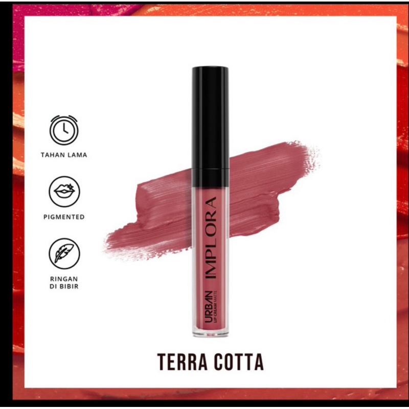 Implora Urban Lip Cream Matte 02 Terra Cotta