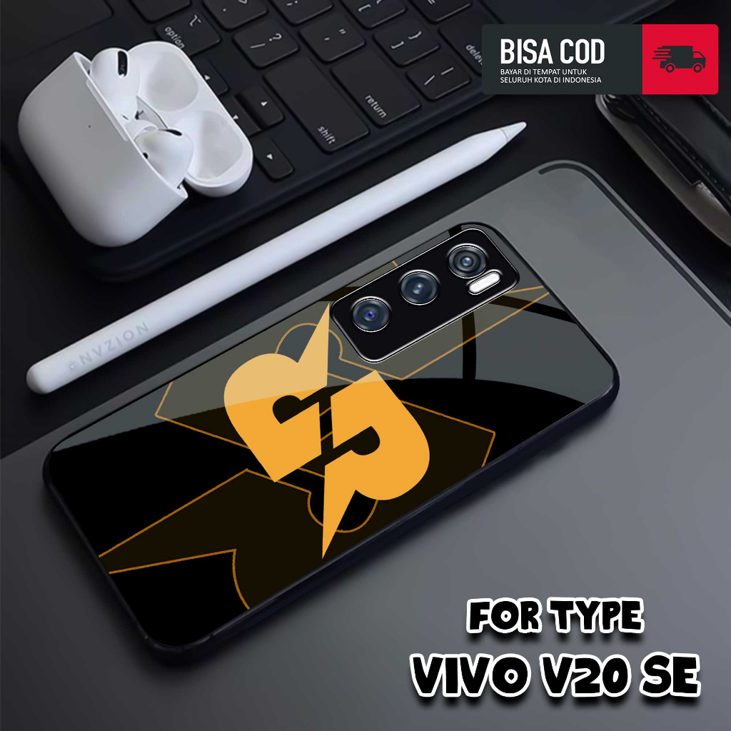 Case Vivo V20 SE - MOTIF RRQ - Casing Hp Vivo V20 SE - Hardcase Premium Glossy - Silikon - Softcase 
