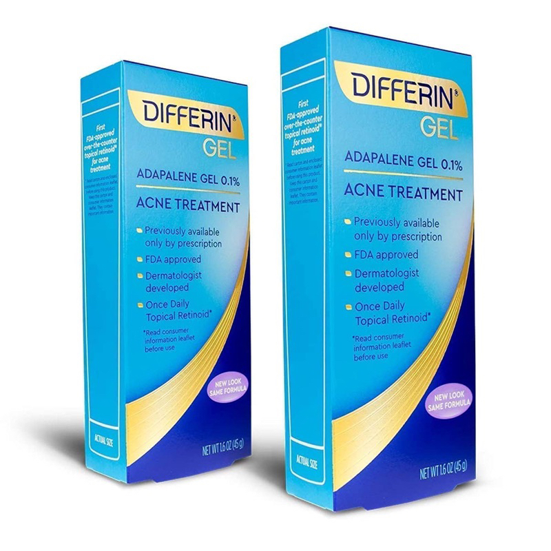 DIFFERIN ADAPALENE GEL 0.1 45gr OBAT JERAWAT ORIGINAL USA