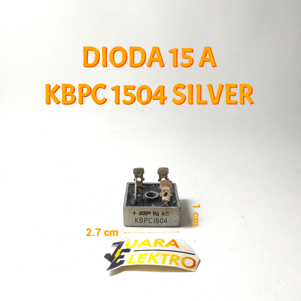 DIODA BRIDGE 15A RRT (KBPC 1504) SILVER | Dioda Kiprok 15 A RRT KBPC1504
