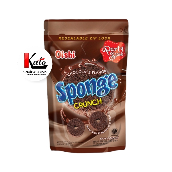 

Oishi Sponge Crunch Snack Rasa Coklat 100g