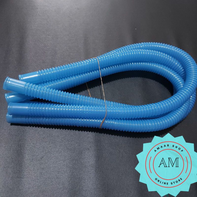 SELANG BIRU AQUARIUM 60CM / SELANG SPIRAL AKUARIUM / SELANG BIRU POMPA AKUARIUM 60CM