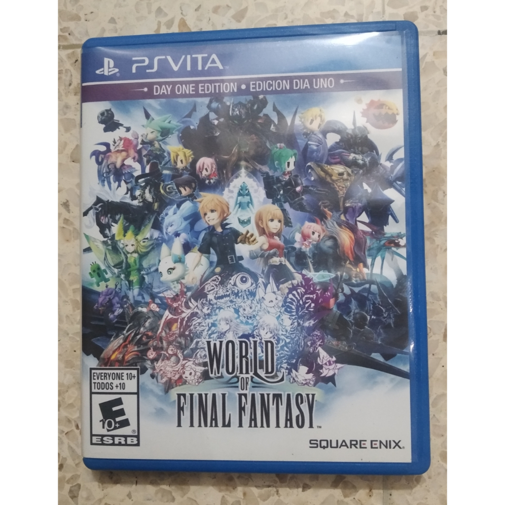 (mohon baca isi iklan deskripsi dulu sebelum order) kaset game PS Vita World of Final Fantasy