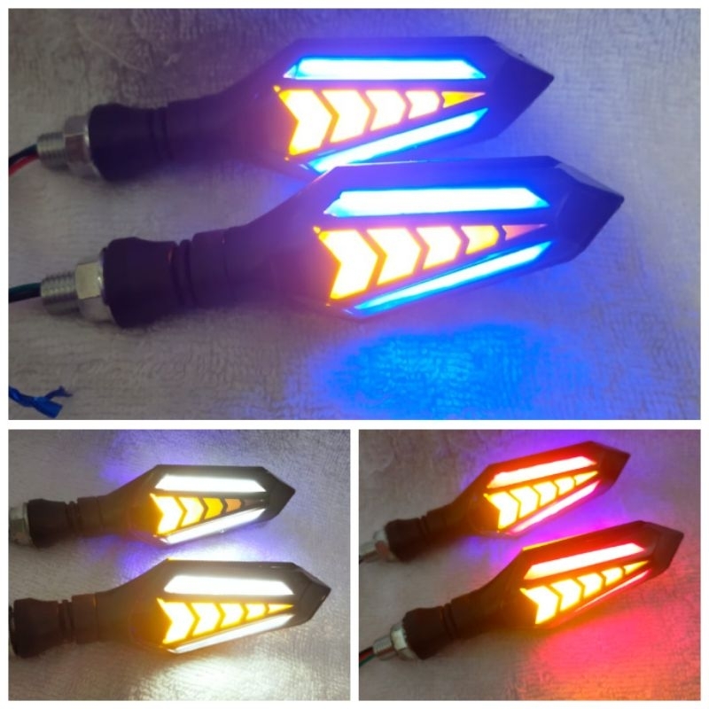 lampu Sein Led Panah lampu sein motor Runing Vixion Cbr Cb Klx Xabre Tiger Scorpio Crf lampu Sein mo