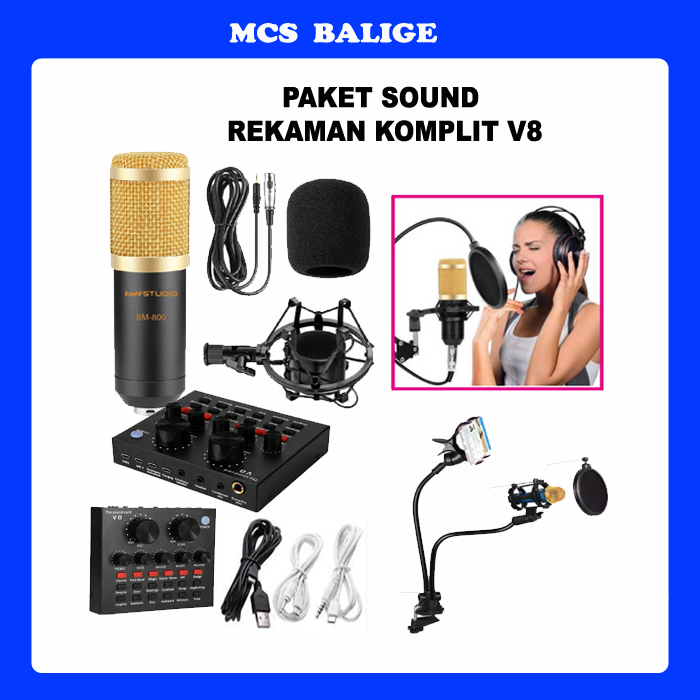 Paket Karaoke Soundcard Komplit