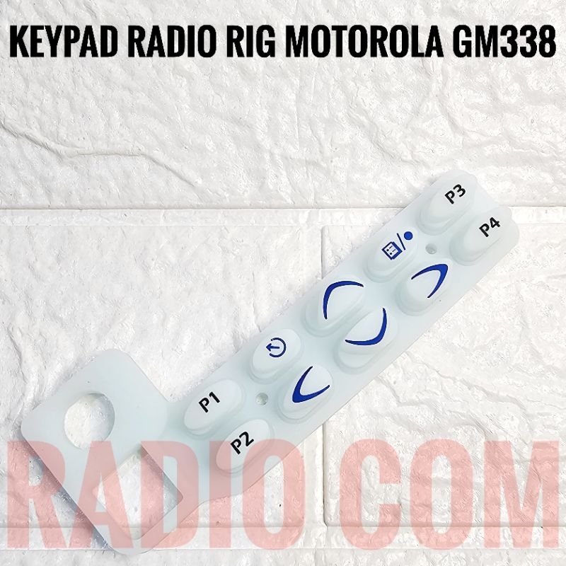 KARET KEYPAD RADIO RIG MOTOROLA GM338 / TOMBOL KEYPAD RADIO RIG MOTOROLA GM338 GM 338