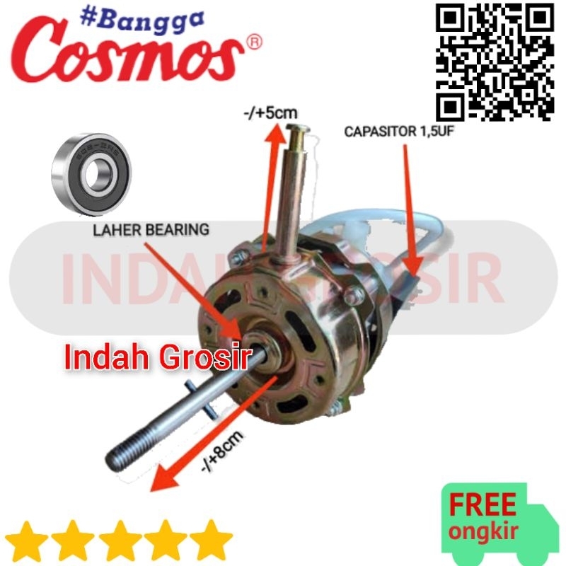 DINAMO mesin kipas angin COSMOS BEARING 16 inch - ORIGINAL