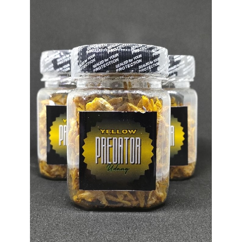 Udang Kering Pakan Ikan Channa YELLOW // Udang Red Yellow Blue // COLOUR BOOSTER CHANNA