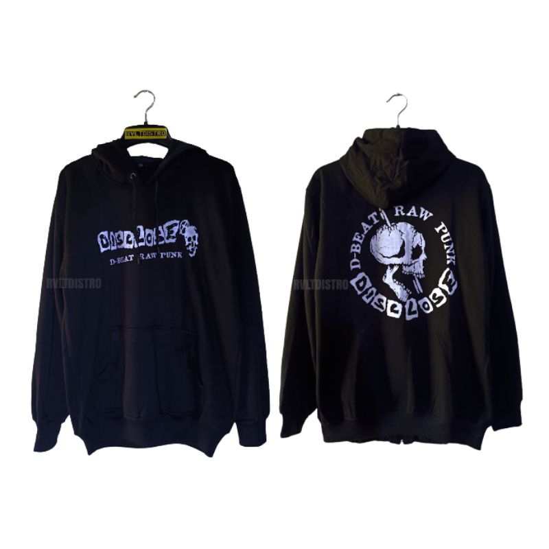 Jaket Hoodie Band Punk Disclose / Jaket Distro / Jaket Punk / Zipper Punk