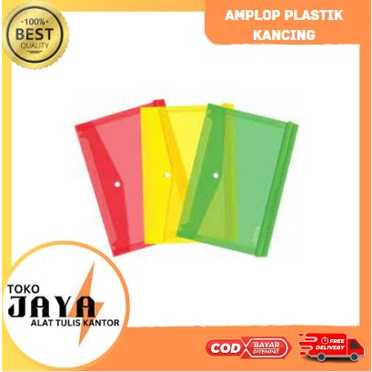

Map Amplop Plastik Kancing F4 Isi 12 Folio Murah Sumsel Toko Jaya ATK Murah Lengkap