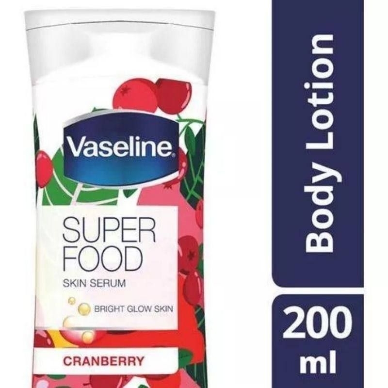 Body Lotion Vaseline superfood skin serum cranberry - Mj99