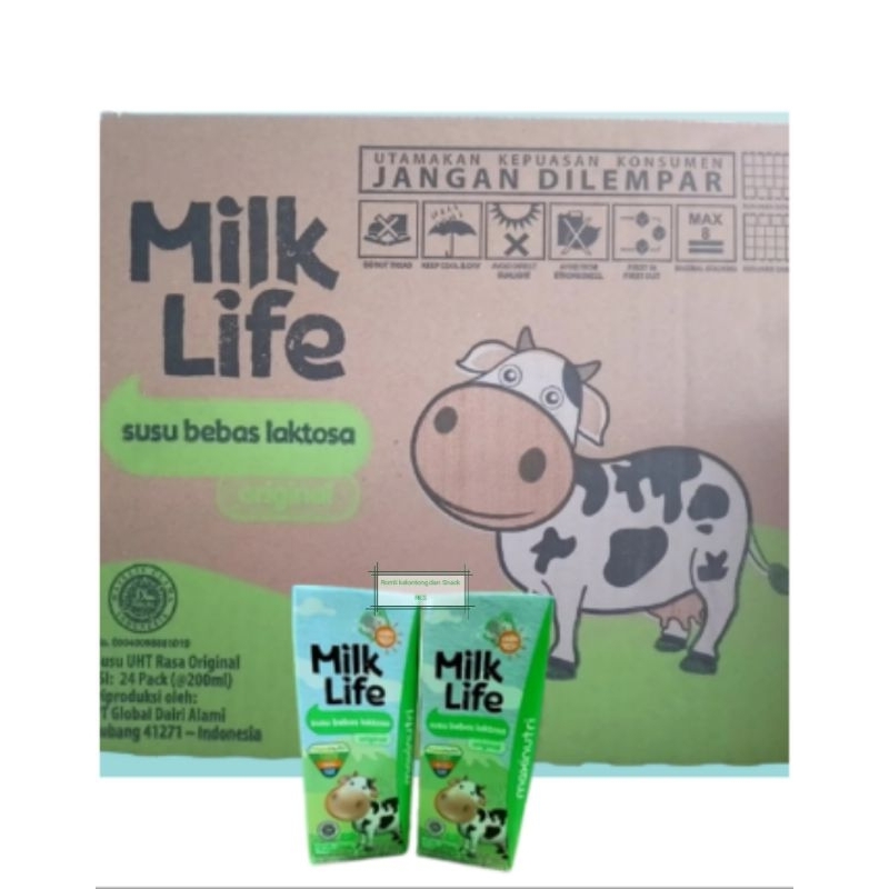 

Milk Life Lactose Free Susu Uht 200 ml 1 Dus / Karton isi 24 Pcs