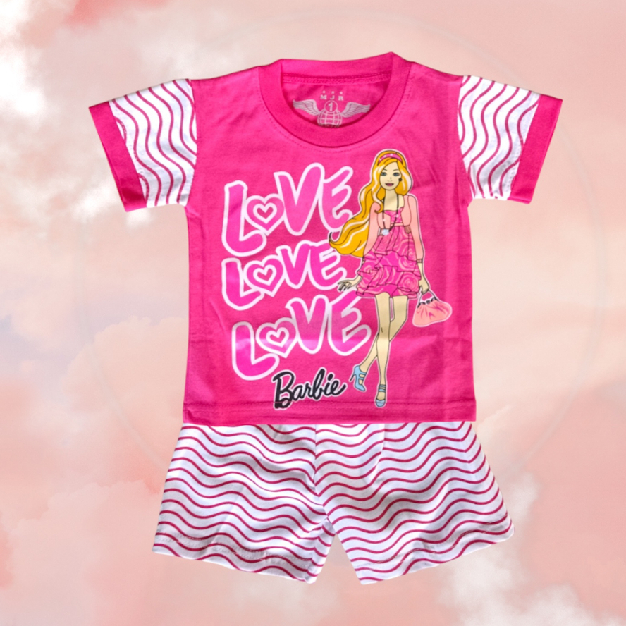 BAJU BARBIE ANAK PEREMPUAN