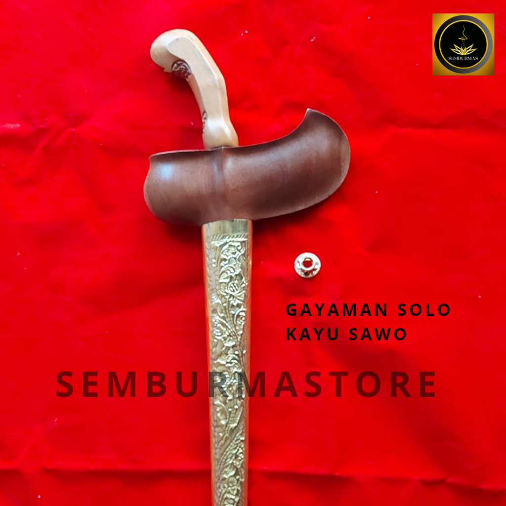Warangka Keris Gayaman Surakarta (solo) FullSet- Kayu Sawo Garap Halus By Semburmas