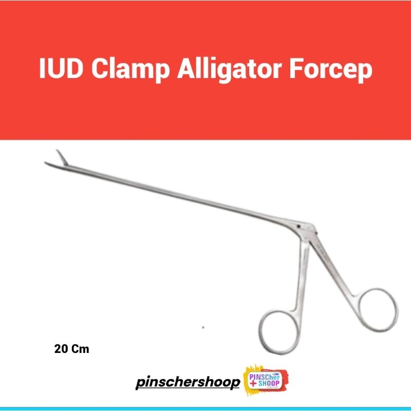 Iud Removal Aligator 20 Cm Aligator Forcep IUD Clamp Instrumen