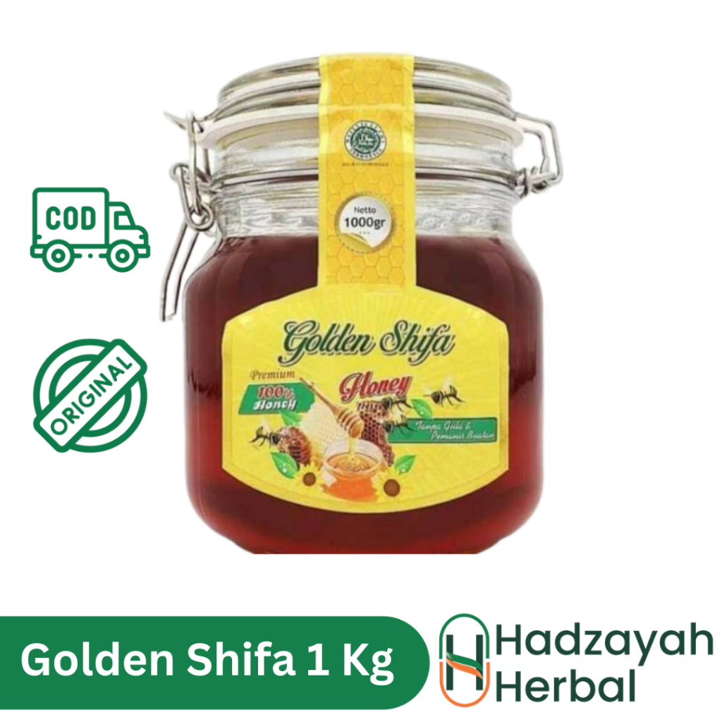 

Hadzayah Herbal Store - Madu Golden Shifa 1kg dan 500 gram extra 200 grm Madu Murni Asli 100%