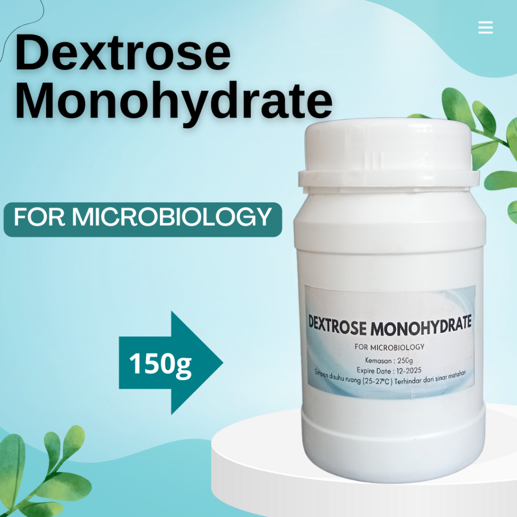 Dextrose Monohydrate Untuk PDA Bibit Jamur F0 150g