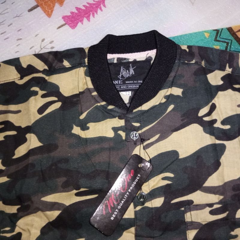 jaket kemeja army