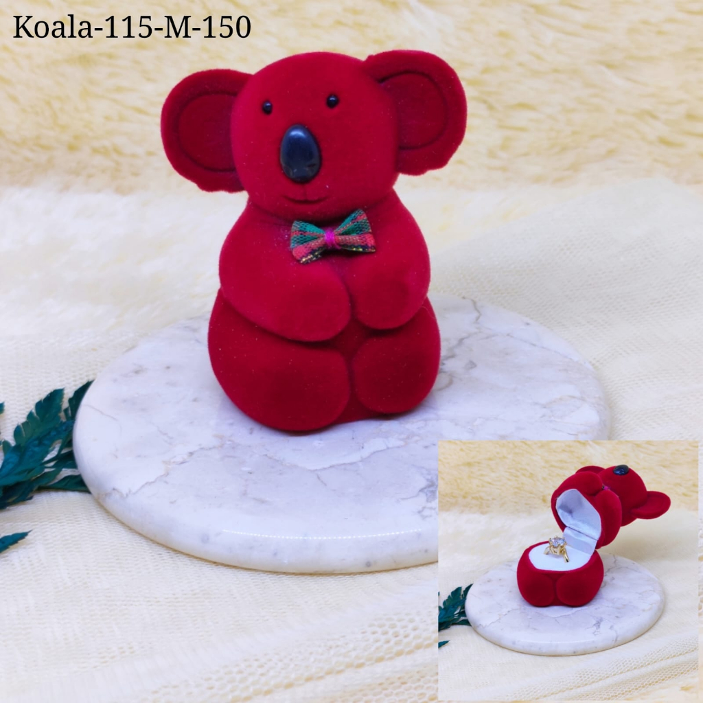 

KOTAK PERHIASAN CINCIN EMAS BLUDRU KOALA BOX CINCIN TEMPAT CINCIN RING BOX-PERNIKAHAN-LAMARAN-WEDDDING-KAWIN-NIKAH