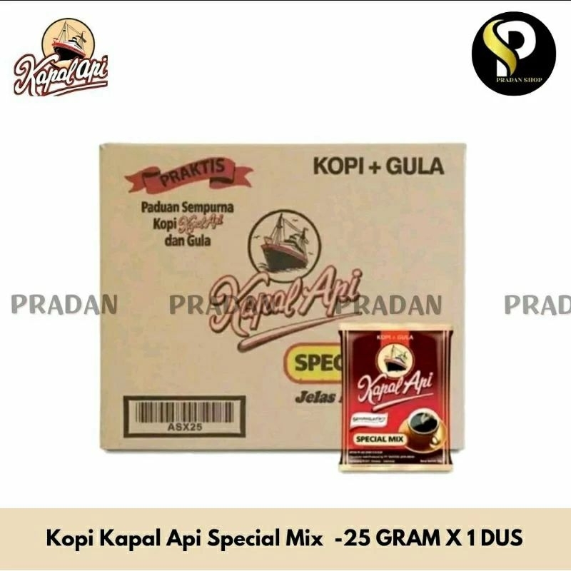 

Kopi Kapal Api Mix 1 Dus Karton 12 Renceng