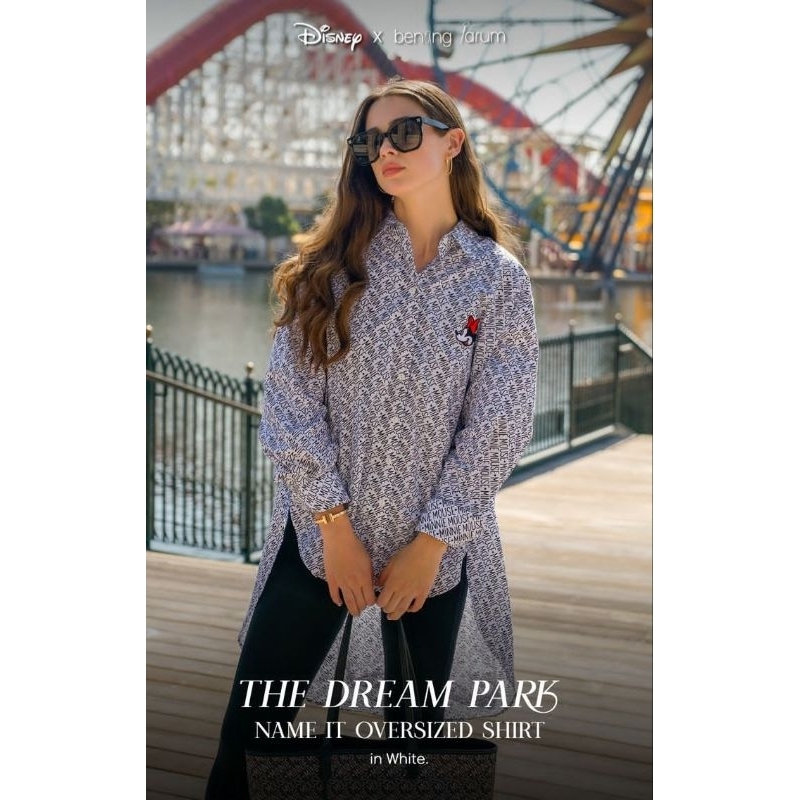 Name it Oversized Shirt Benang Jarum | Benang jarum x Disney | Benang Jarum Buttonscarves Sale