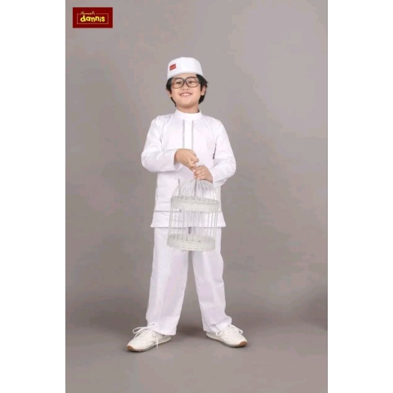 Koko Dannis Set Anak Laki Laki Putih