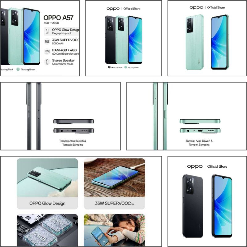 OPPO A57 4GB 128GB Smartphone