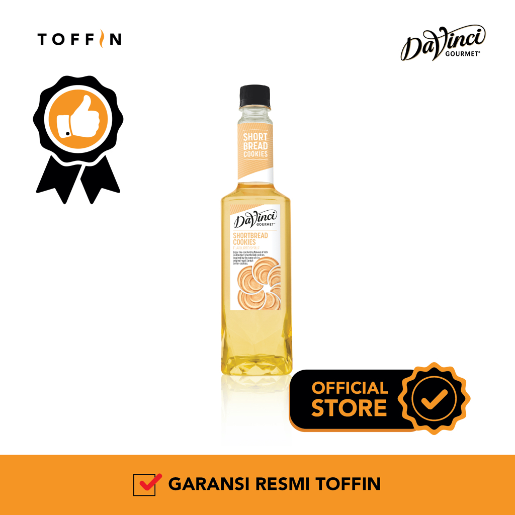 

Davinci Syrup Shortbread Cookies - Sirup Rasa Biskuit Mentega