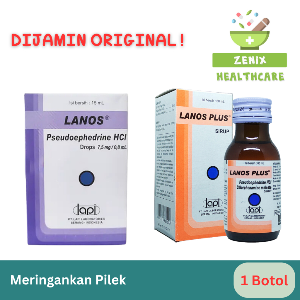 Lanos Drop/Lanos Plus Sirup Obat Pilek Anak