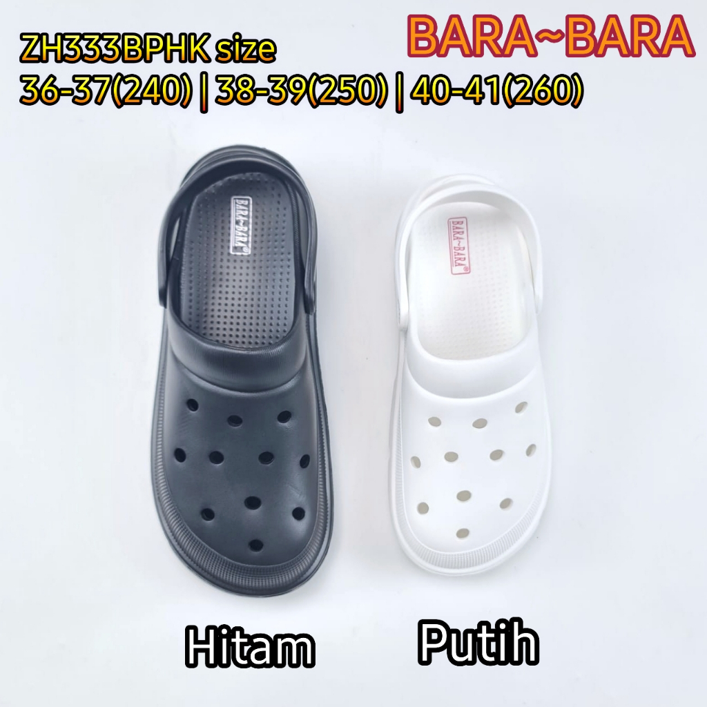 ZH333BPHK BARA BARA ORIGINAL sandal karet baim model bakpao tanggung 36 41 import