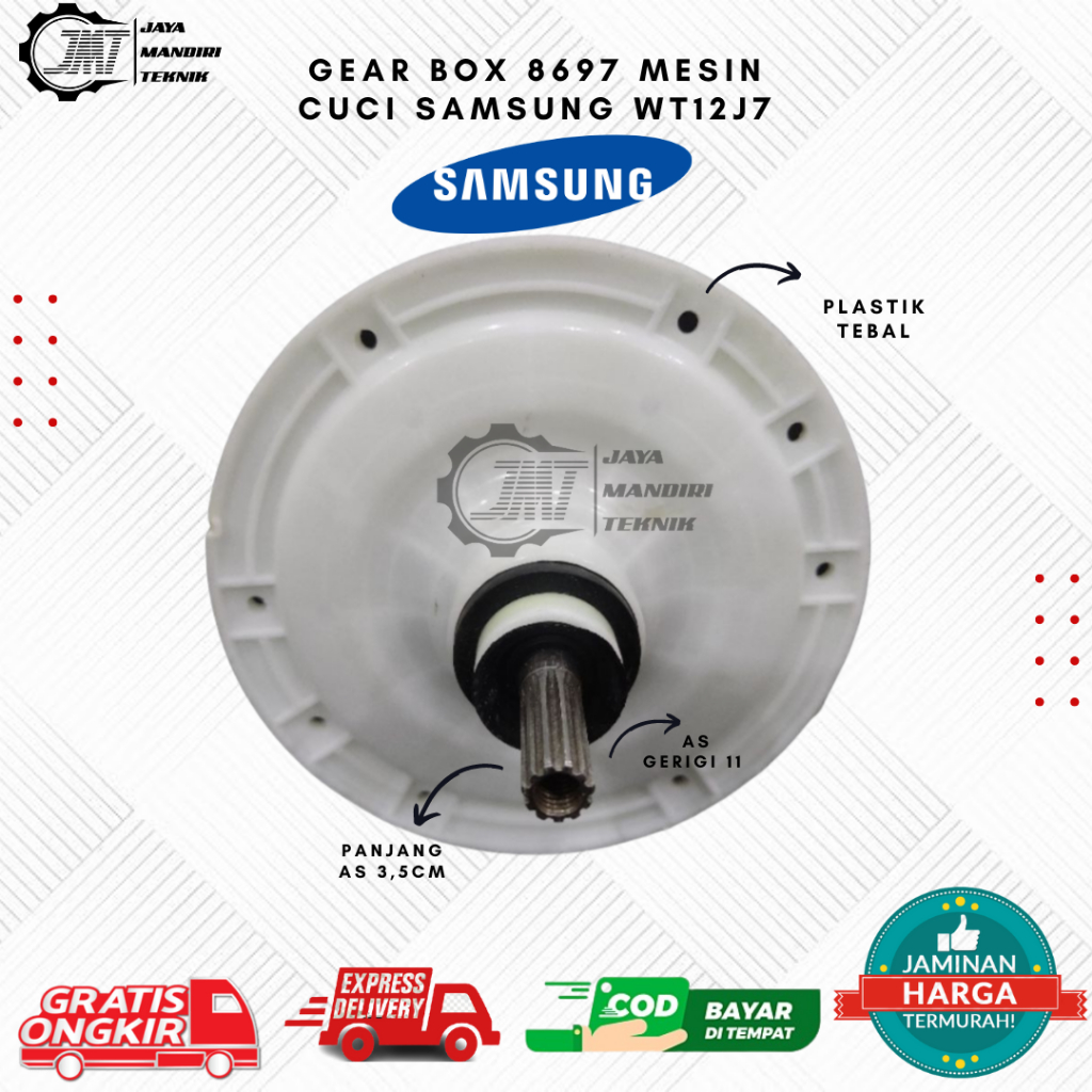 GEAR BOX 8697 MESIN CUCI SAMSUNG 2 TABUNG WT-12J7