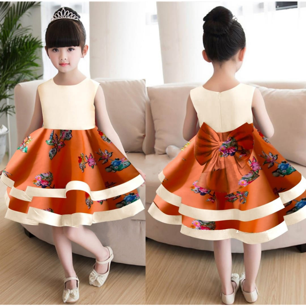 DRESS KID ADONIA NEW MOTIF / DRESS ANAK PEREMPUAN Best Seller / BISA COD