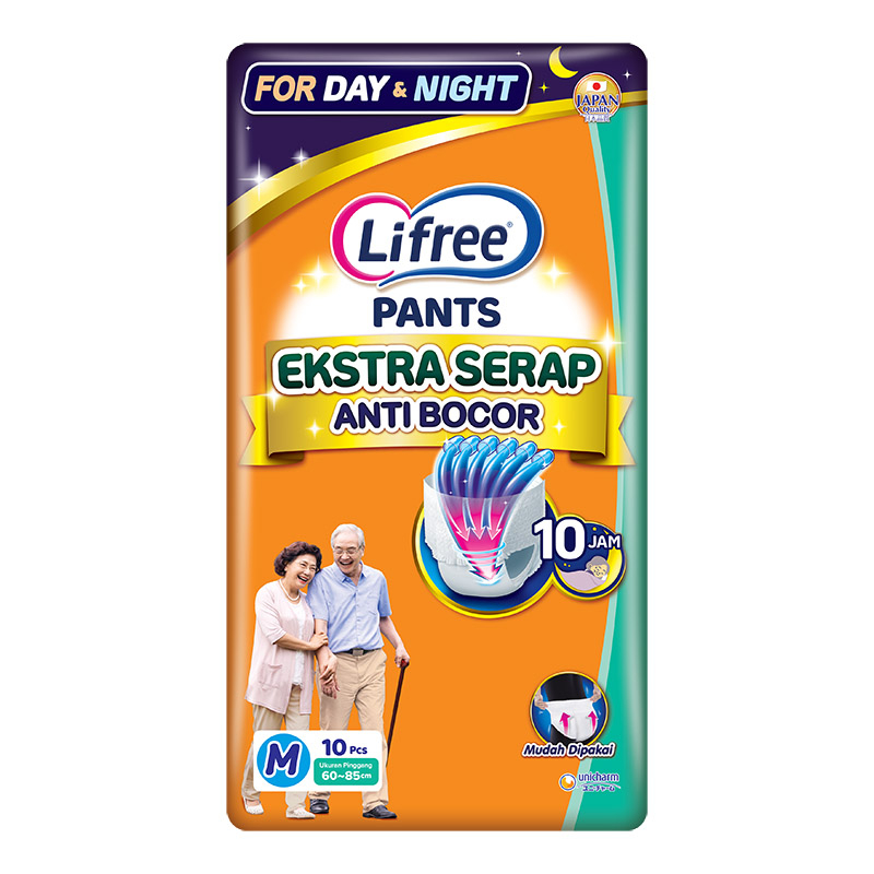 Lifree Ekstra Serap Popok Celana Dewasa M 10
