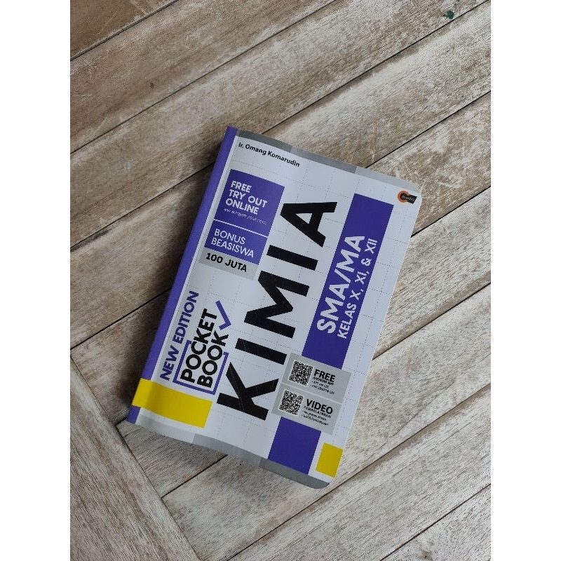 Pocket Book/ Kamus Kimia SMA/ MA Kelas X, XI, XII - Ir. Omang Komarudin - Preloved (Ready Stock)