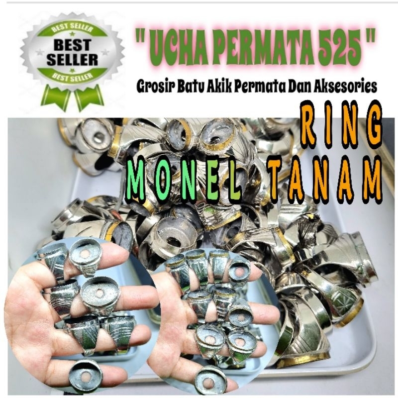 ring monel murah / ring batu akik monel