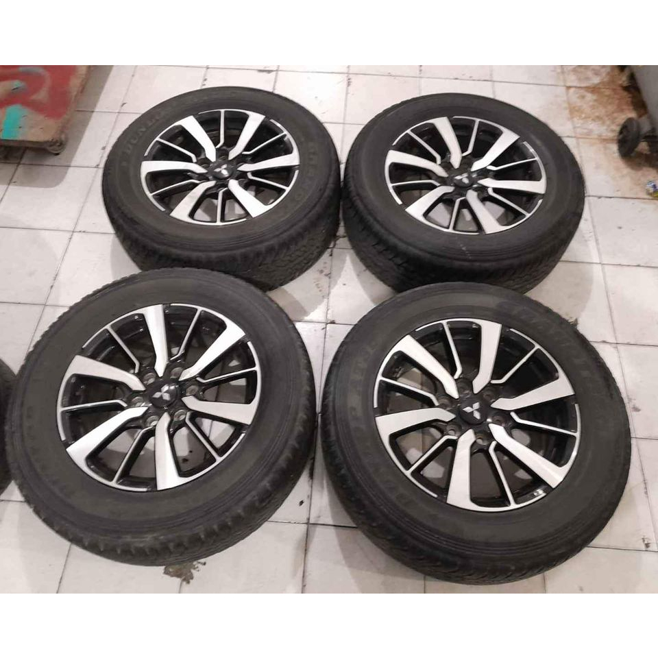 velg dan ban mobil bekas ring18 copotan mobil pajero original velg baut 6x139 second