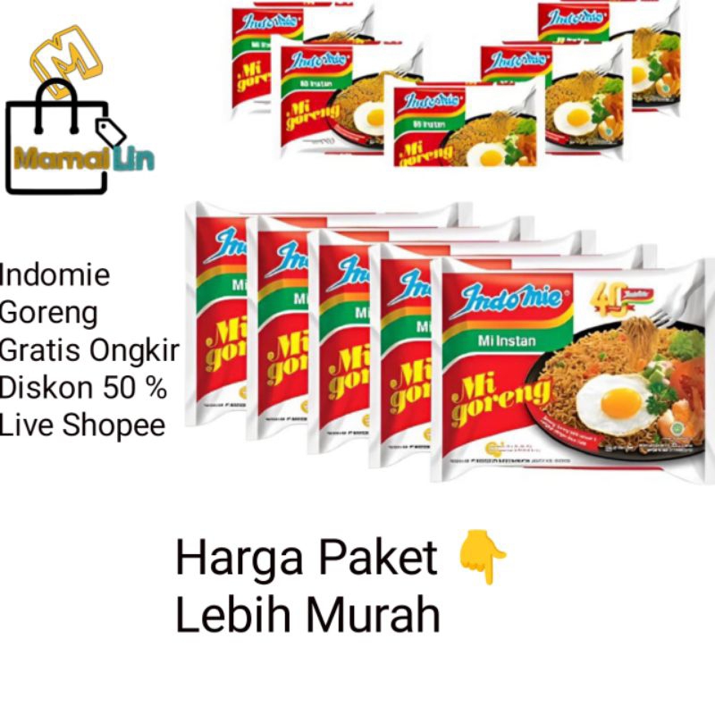 

Paket Hemat Indomie Goreng Isi 5