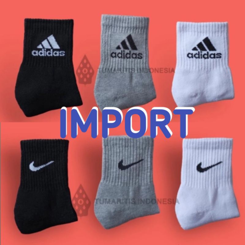 Kaos Kaki - Kaos Kaki Olahraga Pendek Tebal | IMPORT