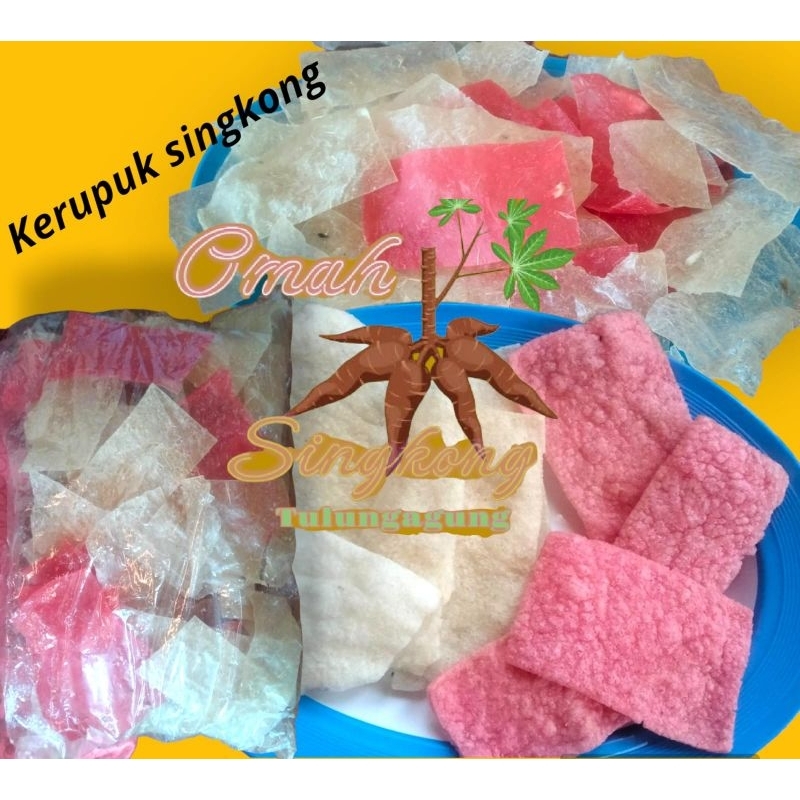 

Opak/krupuk Singkong Mentah
