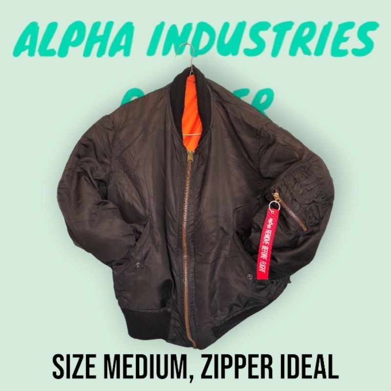 Jacket Bomber Alpha Industries USA original Black