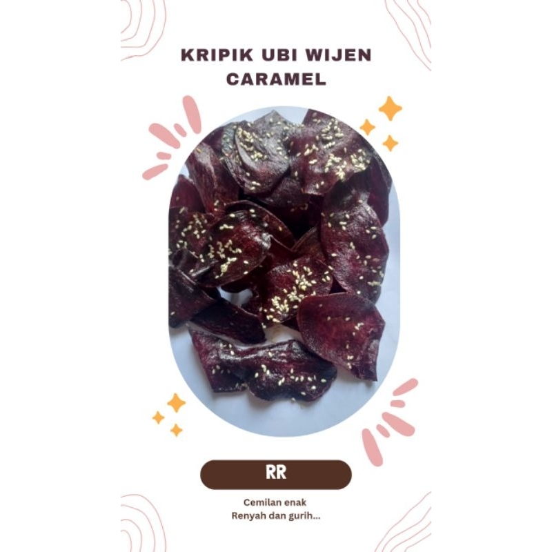 

Keripik Ubi Ungu Wijen ( manis gurih renyah)