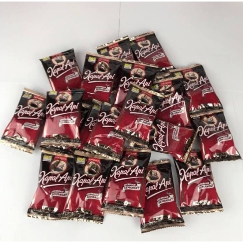 

[PROMO PAKET HEMAT DAPET 3 RENCENG ] 1 Renceng isi 10 sachet]] Kopi Kapal Api Tanpa Gula