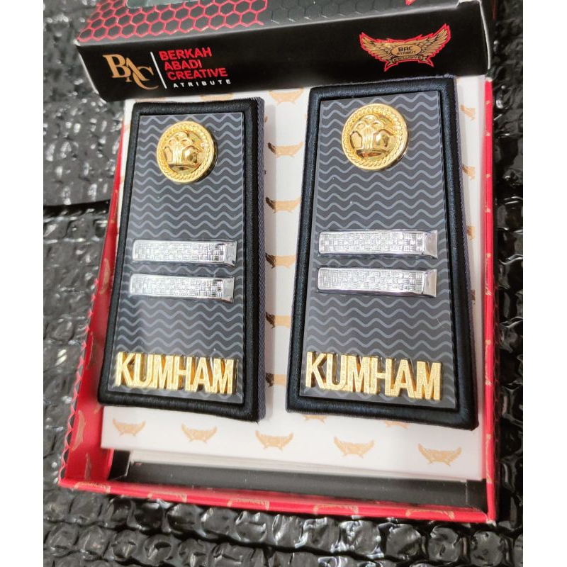 pangkat pdh kumham terbaru gol 2b akrilik motif abu tua abu muda sesuai permenkumham