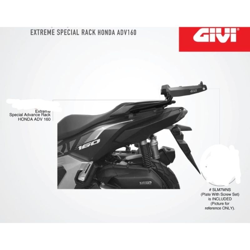 breket bracket SRV honda new adv 160 adv160 original givi