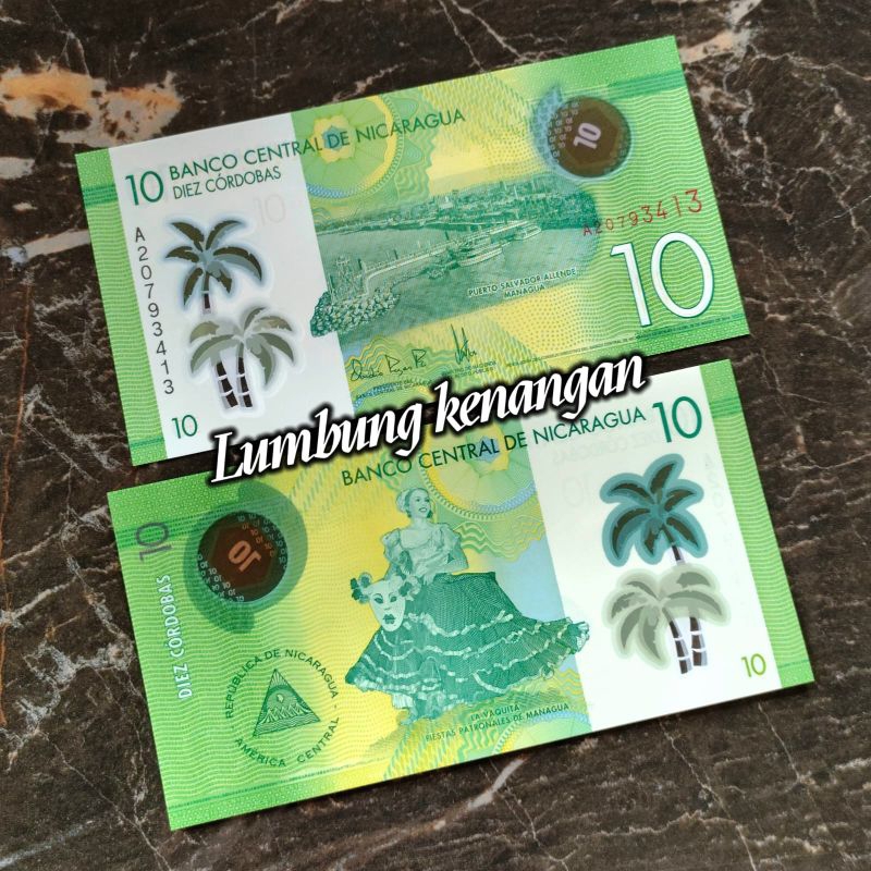 uang asing Nicaragua 100 Cordobas Polymer