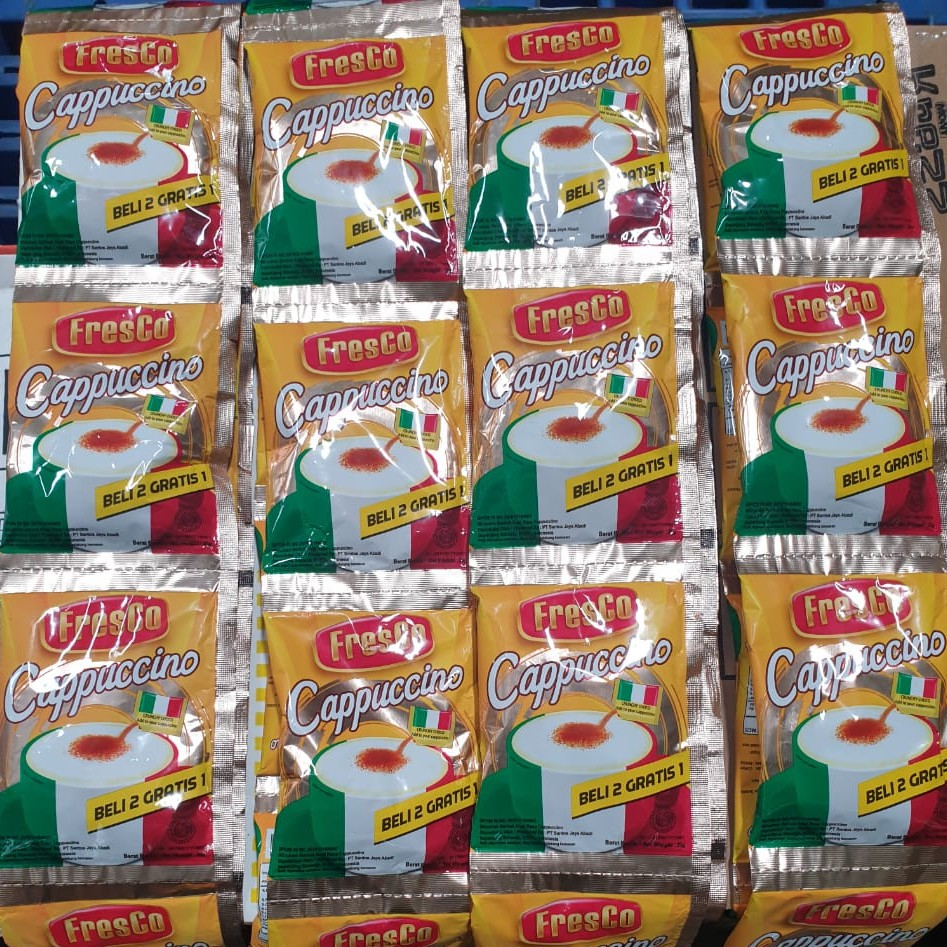 

kopi Freshco Cappucino 1 renceng isi 15 sachet