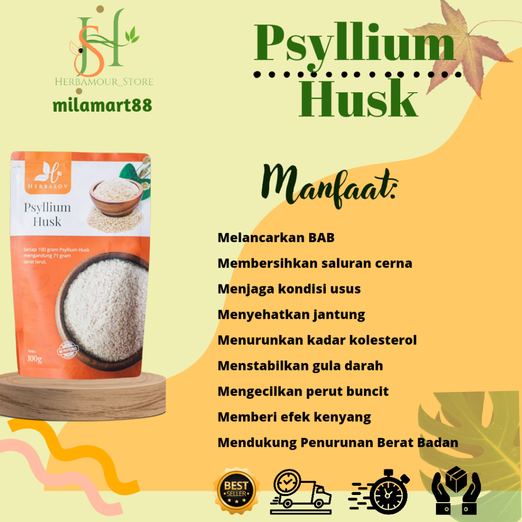 

Psyllium Husk Herbalov