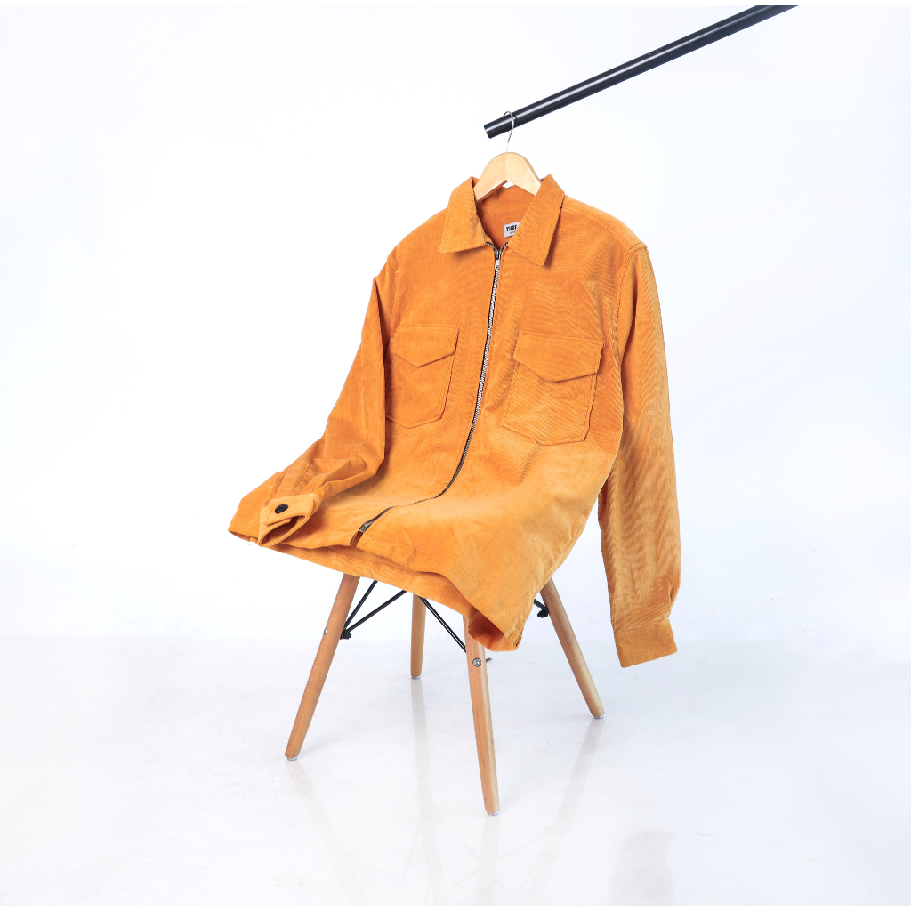 Tubico Jacket Corduroy  - Jacket Overshirt Corduroy Mustard