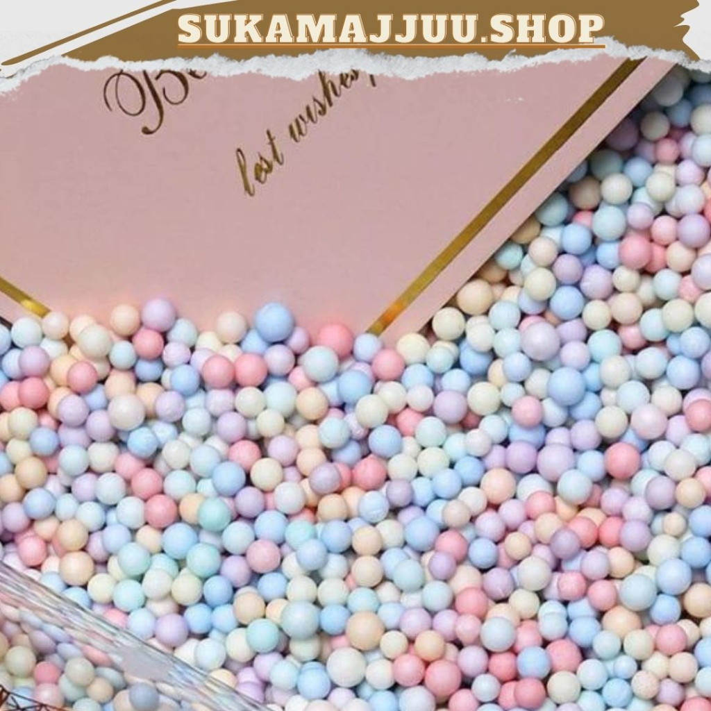 ⛄ styrofoam butir warna||Butiran Gabus Sterofoam Styrofoam Warna Warni Butiran Bola Gabus Kecil||Gab